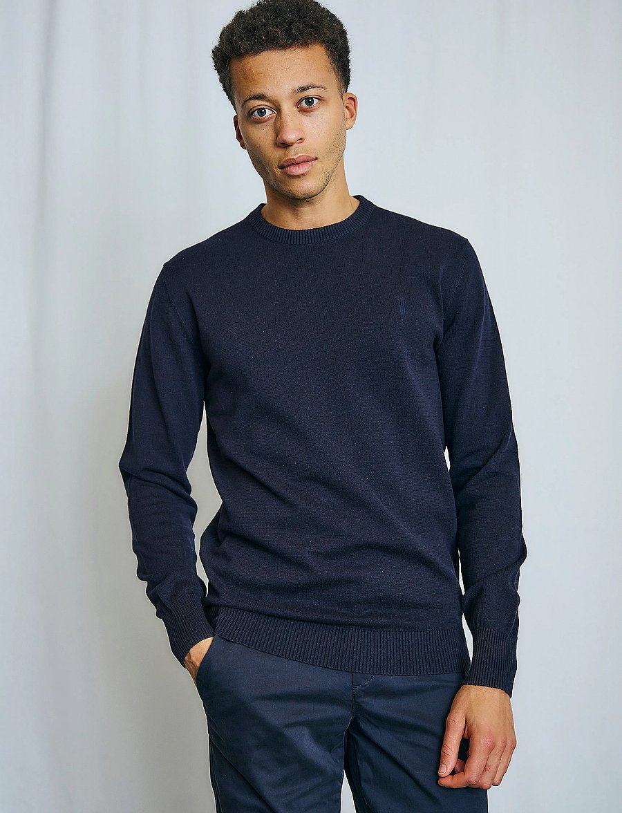 Bruun & Stengade - BS Jupiter Regular Fit Knitwear - navy - 0