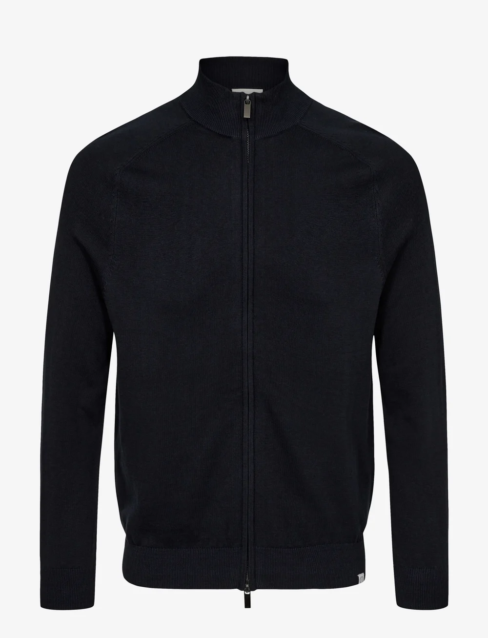 Bruun & Stengade - BS Stamatis Regular Fit Knitwear - pullover mit durchgehendem reißverschluss - navy - 1