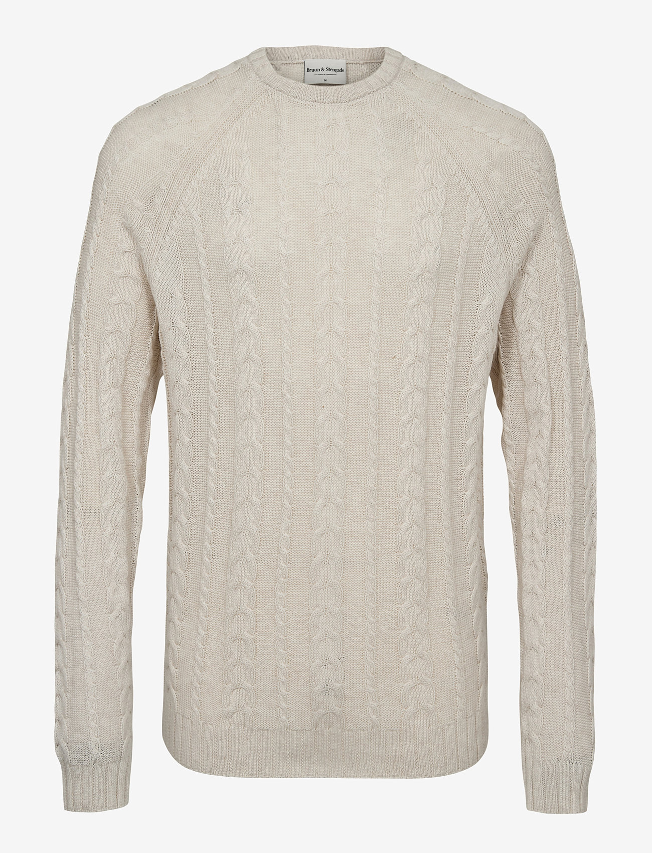 Bruun & Stengade - BS Odale Regular Fit Knitwear - rundhals - off white - 1