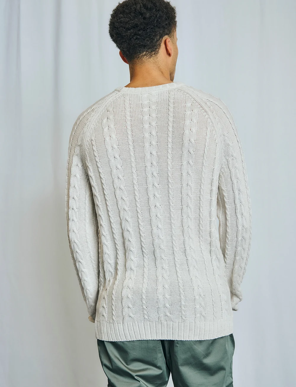 Bruun & Stengade - BS Odale Regular Fit Knitwear - rundhals - off white - 4