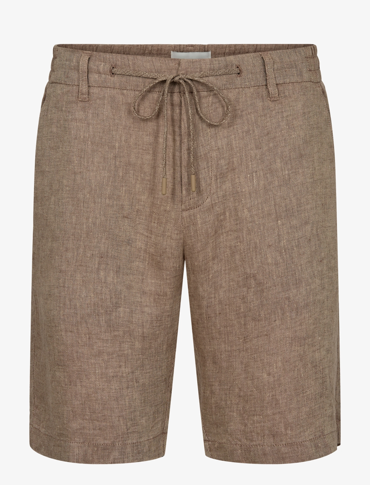 Bruun & Stengade BS Renato Regular Fit Shorts - Klær - BROWN / brown
