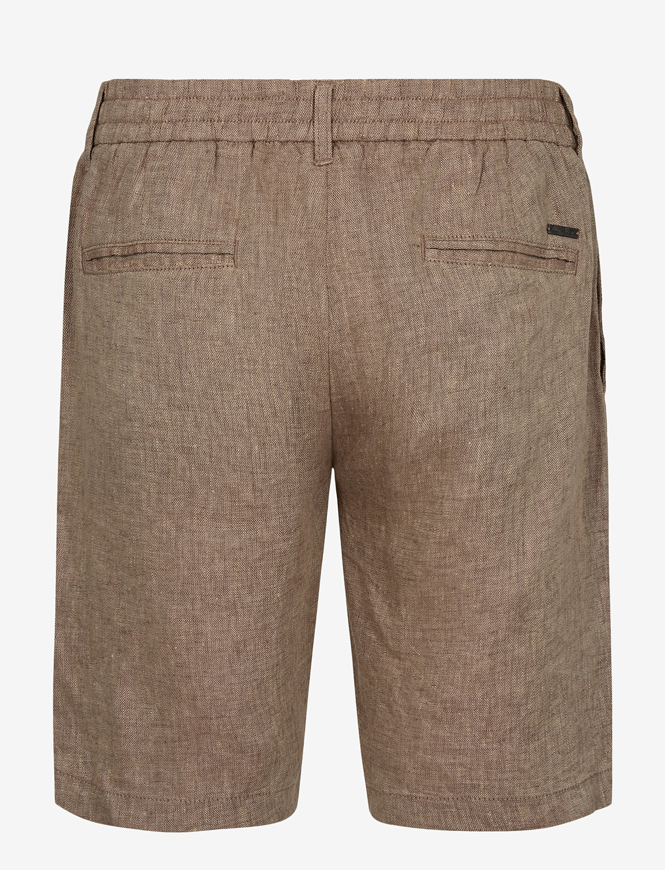Bruun & Stengade - BS Renato Regular Fit Shorts - linneshorts - brown - 2