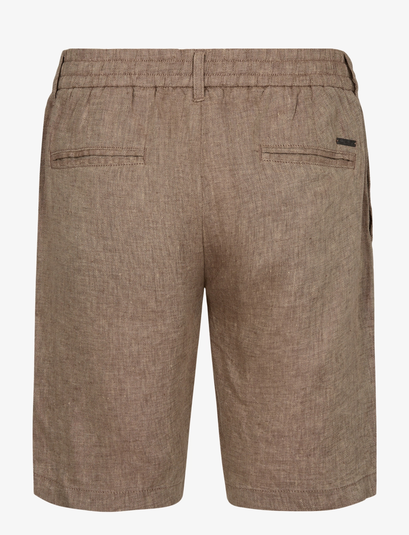 Bruun & Stengade - BS Renato Regular Fit Shorts - hørshorts - brown - 2