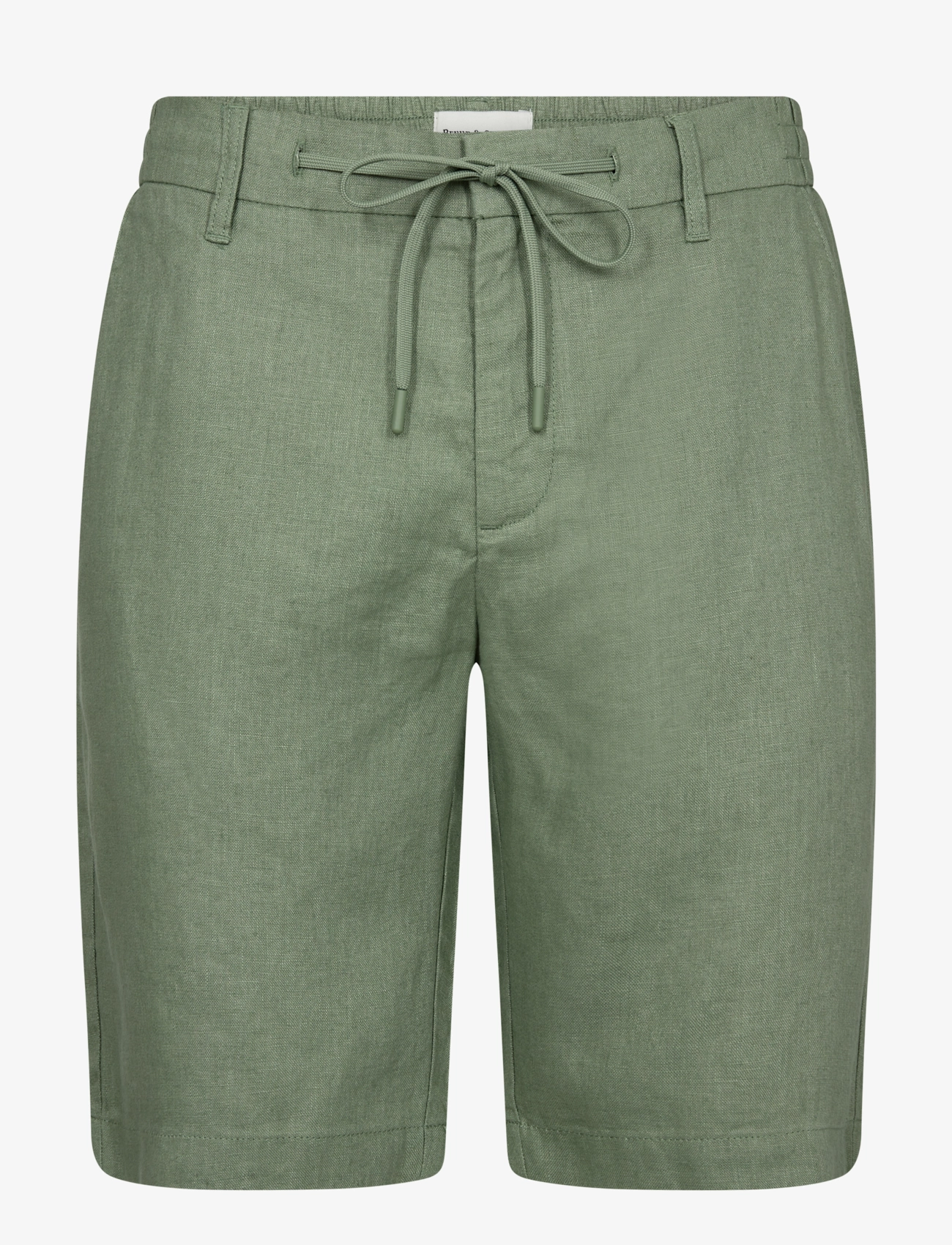 Bruun & Stengade BS Renato Regular Fit Shorts - Klær - GREEN / khaki/green