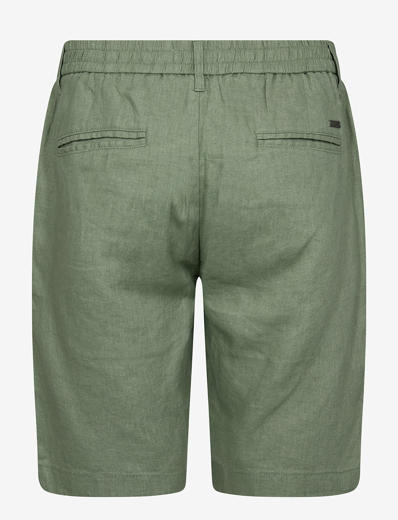 Bruun & Stengade - BS Renato Regular Fit Shorts - hørshorts - green - 2