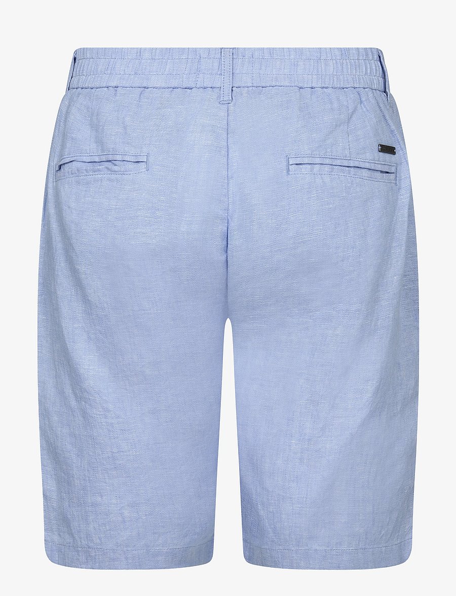 Bruun & Stengade - BS Renato Regular Fit Shorts - hørshorts - light blue - 2