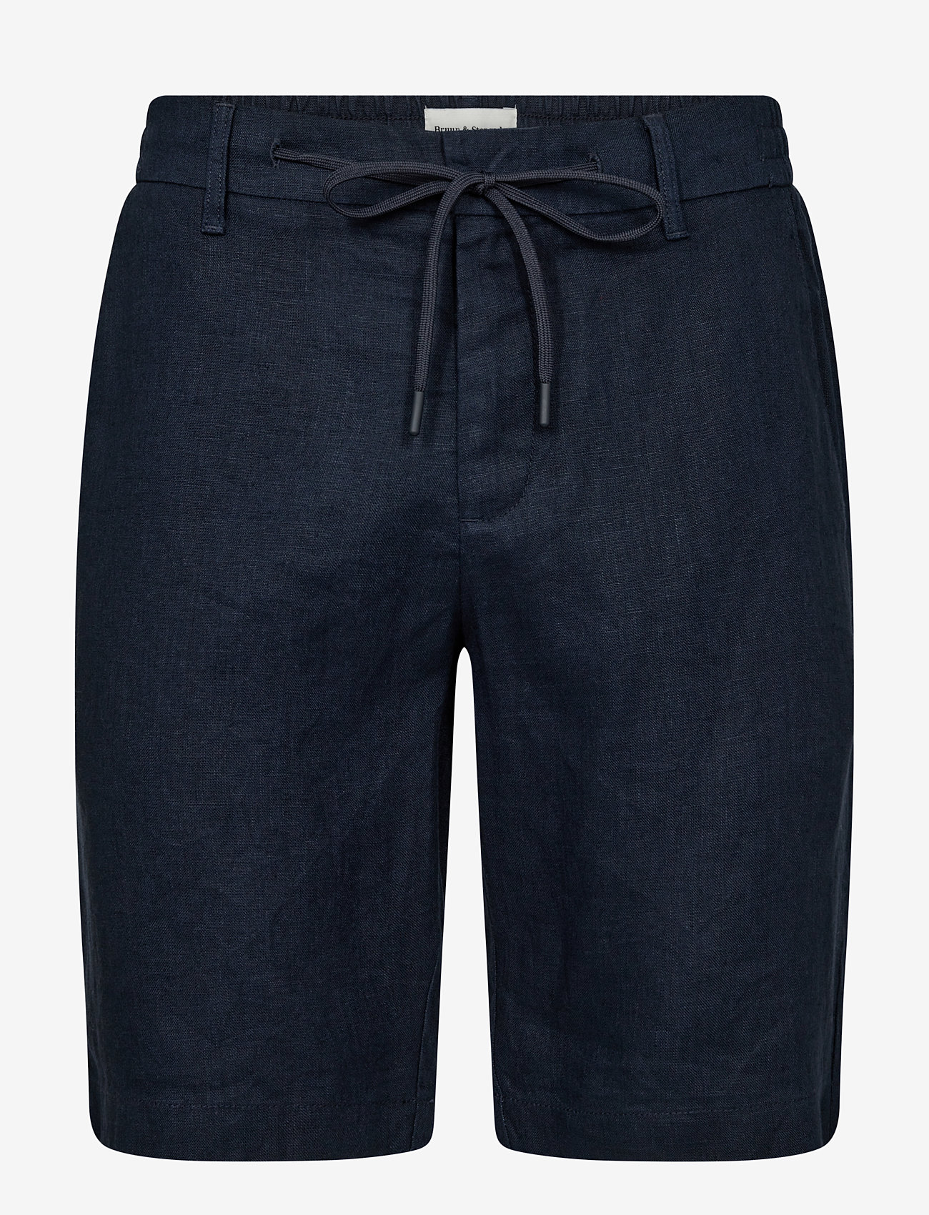 Bruun & Stengade - BS Renato Regular Fit Shorts - linneshorts - navy - 1