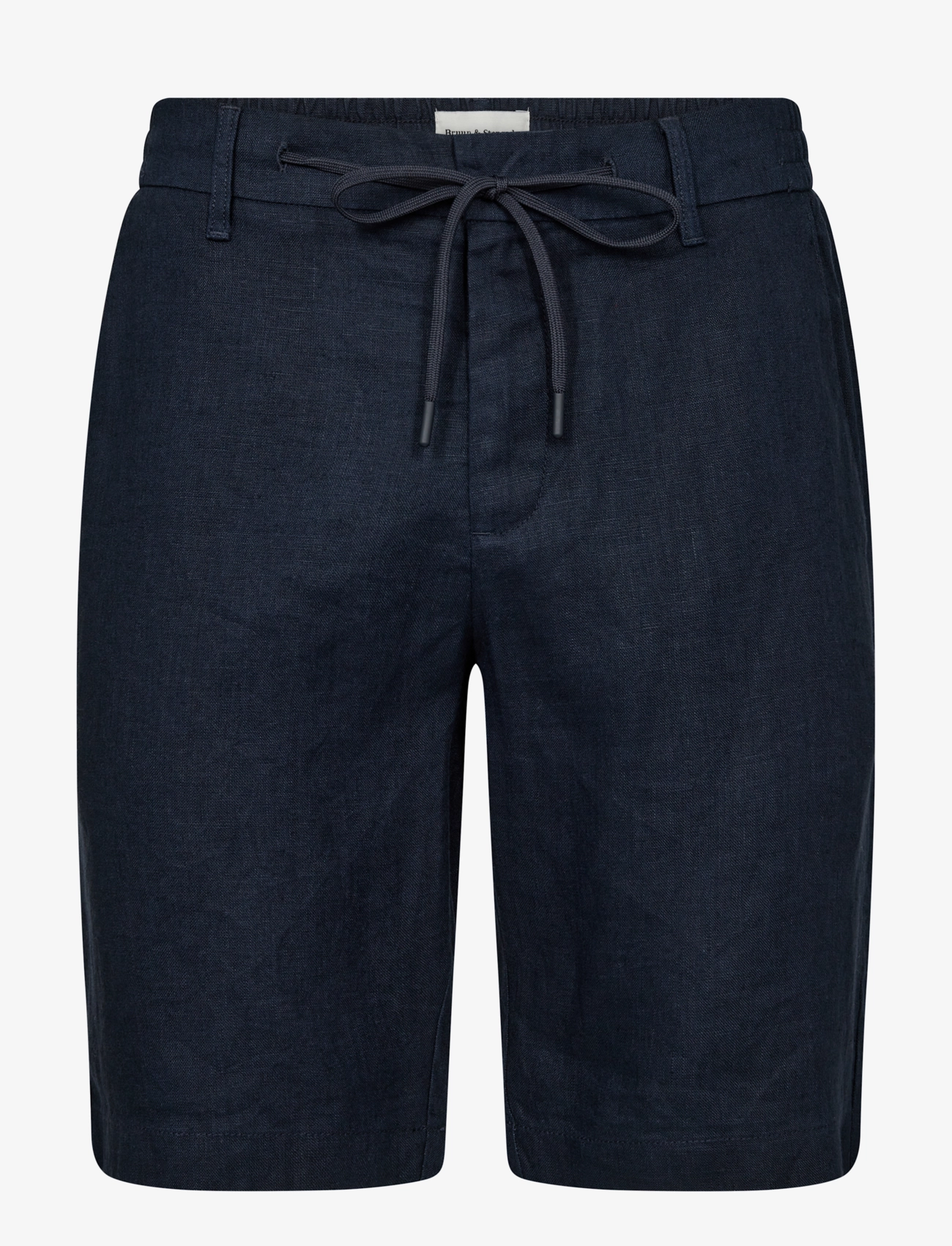 Bruun & Stengade - BS Renato Regular Fit Shorts - linneshorts - navy - 1