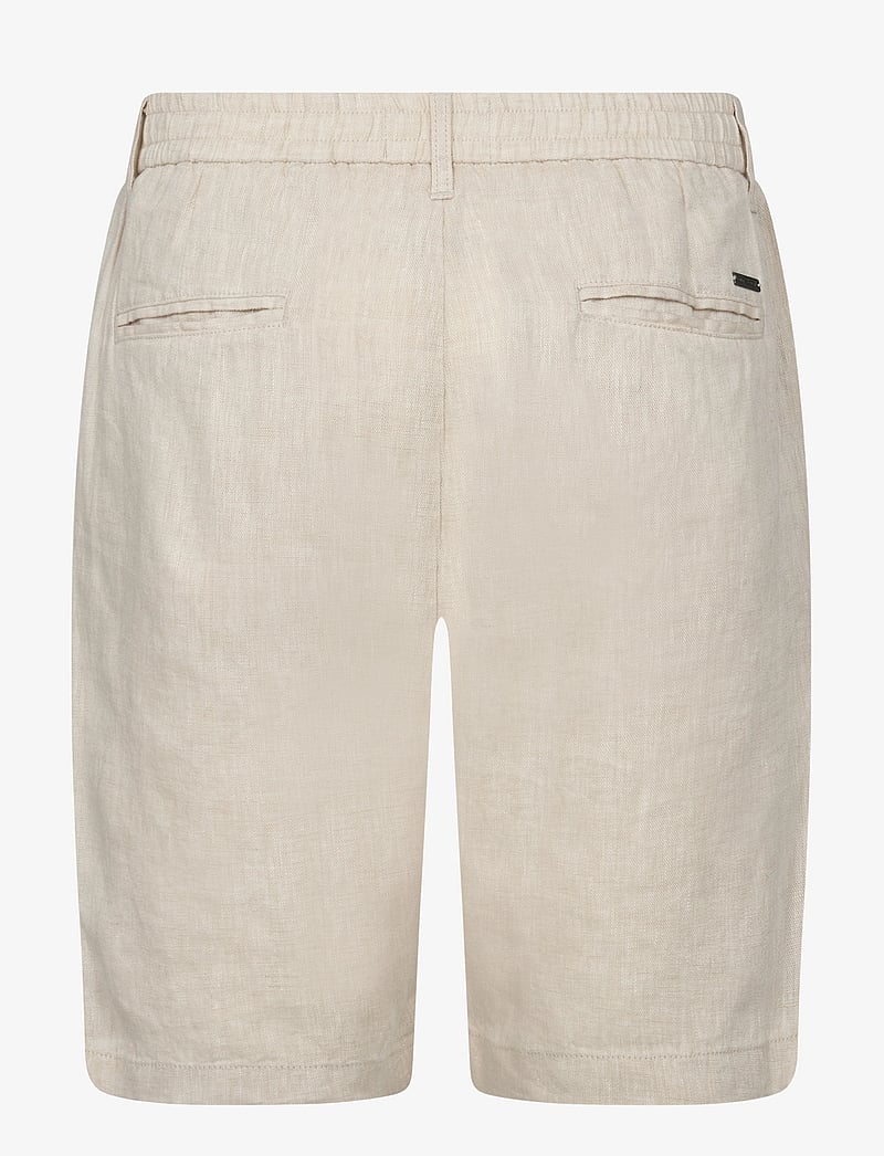 Bruun & Stengade - BS Renato Regular Fit Shorts - szorty lniane - sand - 2