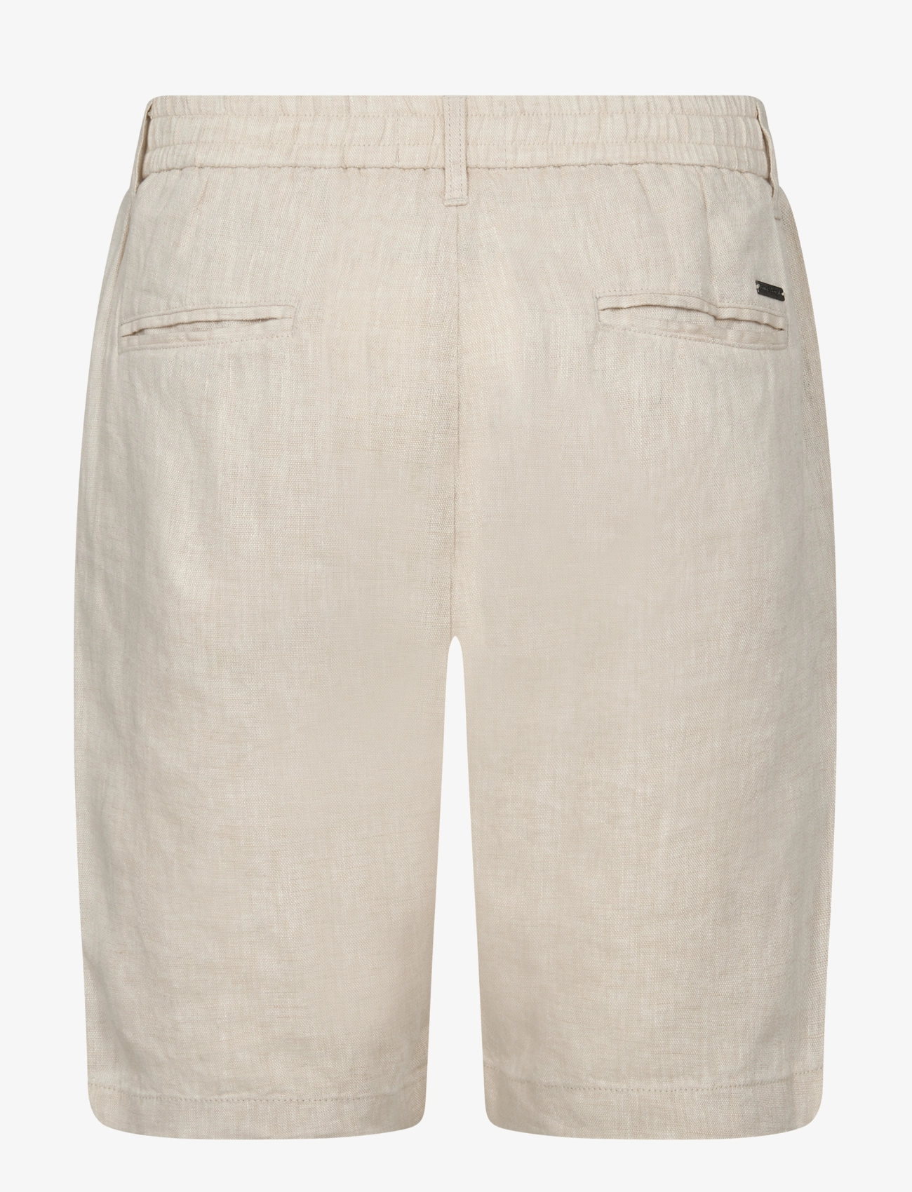 Bruun & Stengade - BS Renato Regular Fit Shorts - leinen-shorts - sand - 2
