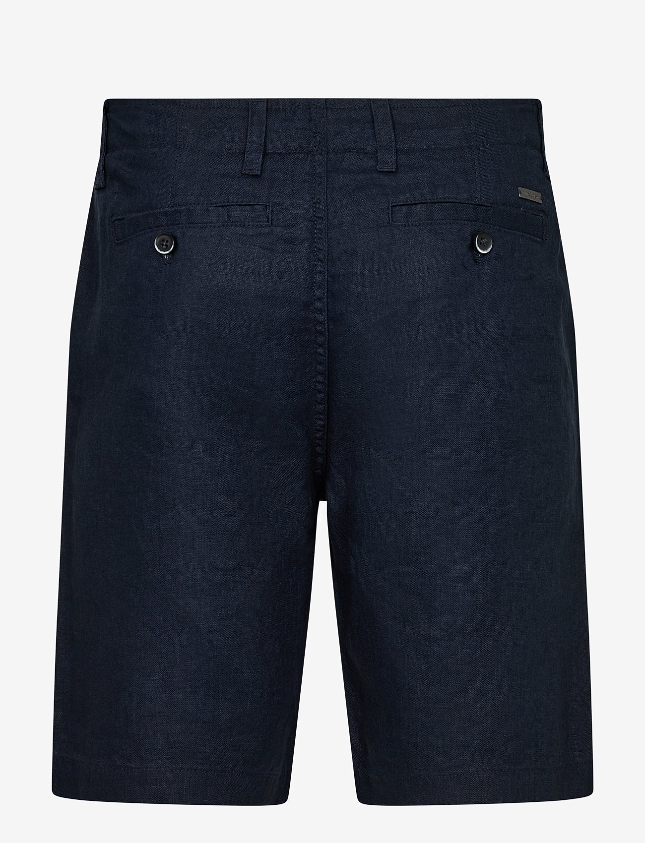 Bruun & Stengade - BS Peppon Regular Fit Shorts - hørshorts - navy - 2