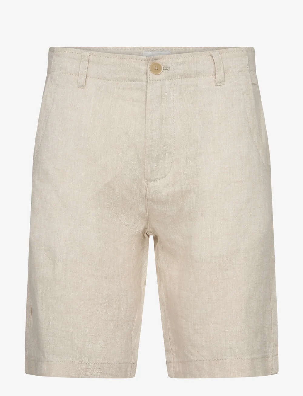 Bruun & Stengade - BS Peppon Regular Fit Shorts - leinen-shorts - sand - 2