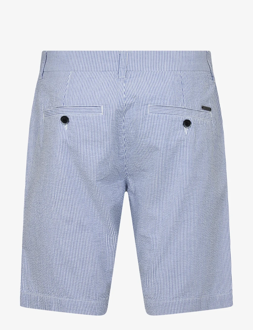 Bruun & Stengade - BS Ferit Regular Fit Shorts - chino lühikesed püksid - blue/white - 2
