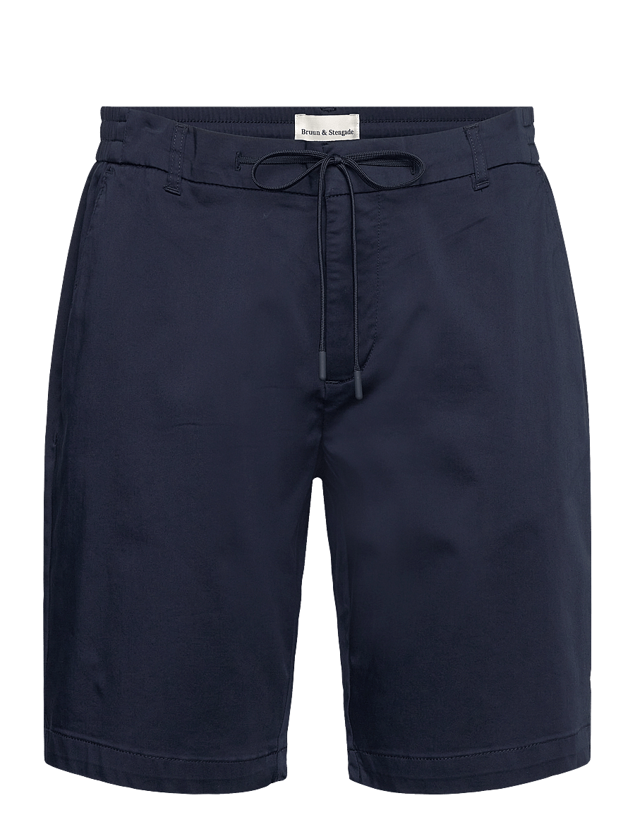 Bruun & Stengade - BS Akio Regular Fit Shorts - casual shorts - navy - 0