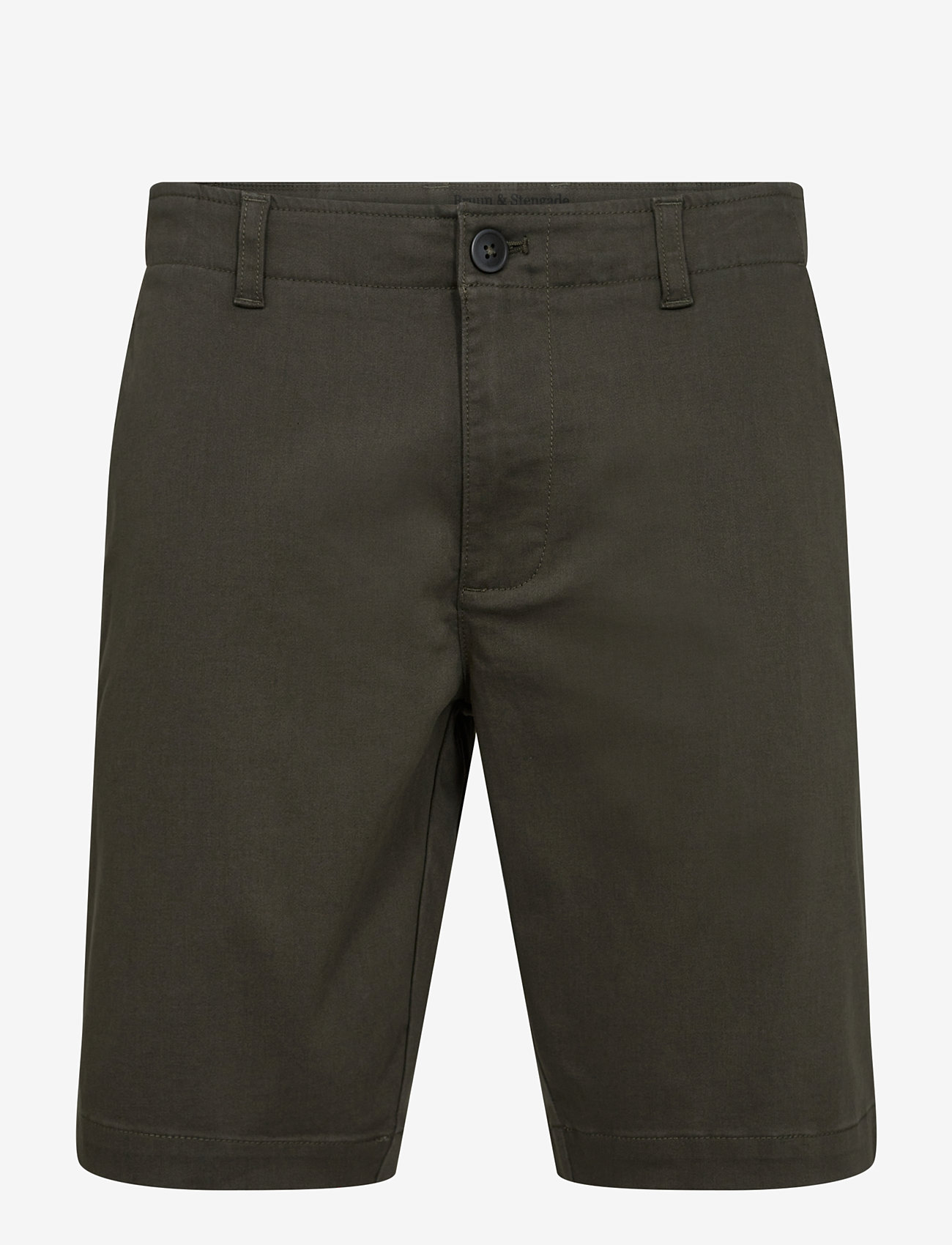 Bruun & Stengade - BS Gerhard Regular Fit Shorts - chinos shorts - army - 1