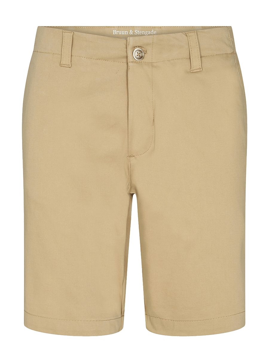 Bruun & Stengade - BS Gerhard Regular Fit Shorts - chinos shorts - beige - 2