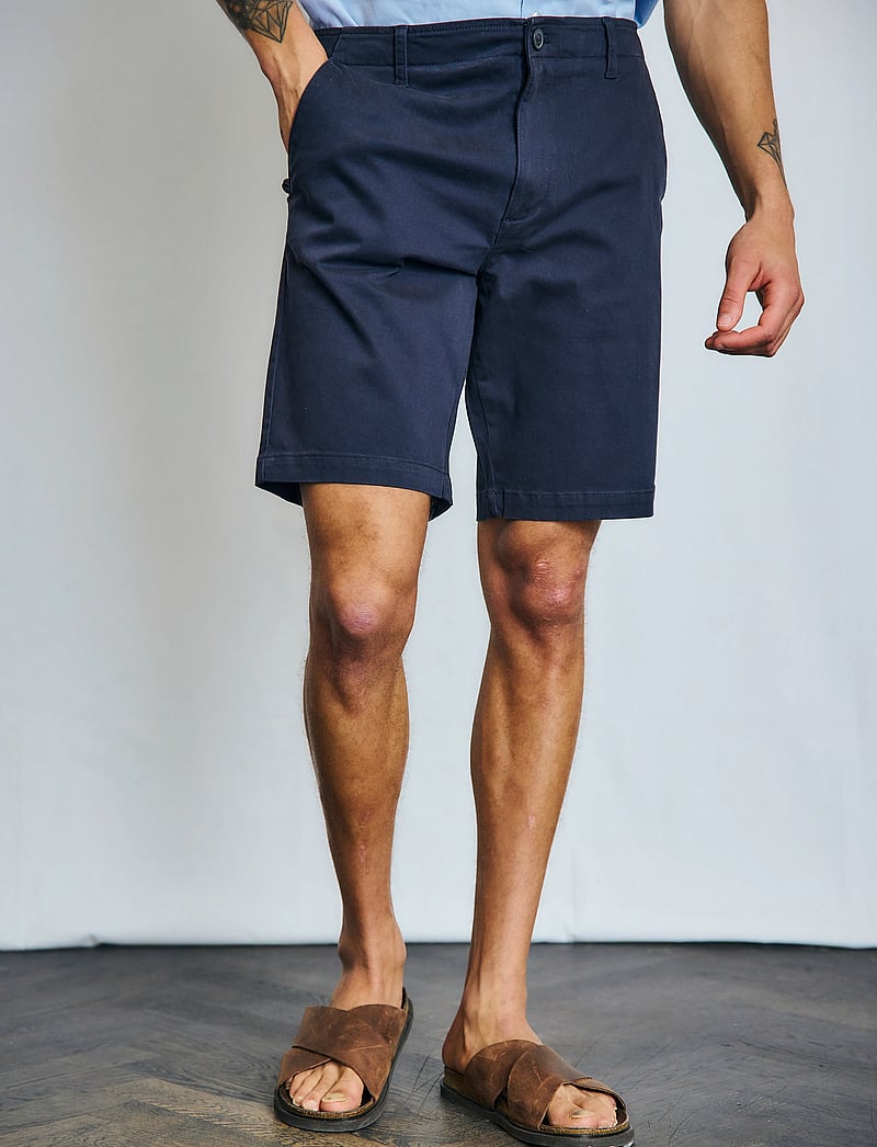 Bruun & Stengade - BS Gerhard Regular Fit Shorts - chinos shorts - navy - 0