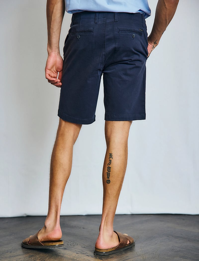 Bruun & Stengade - BS Gerhard Regular Fit Shorts - chinos shorts - navy - 4