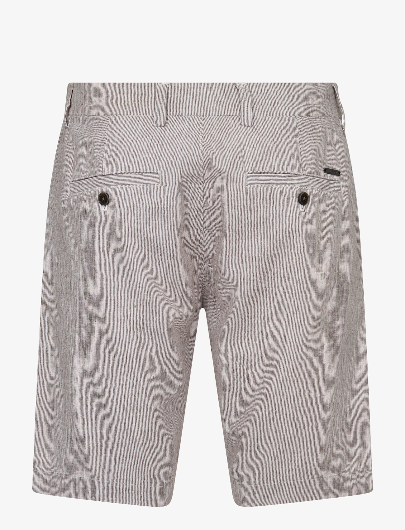 Bruun & Stengade - BS Apollon Regular Fit Shorts - kollektioner - brown/white - 3