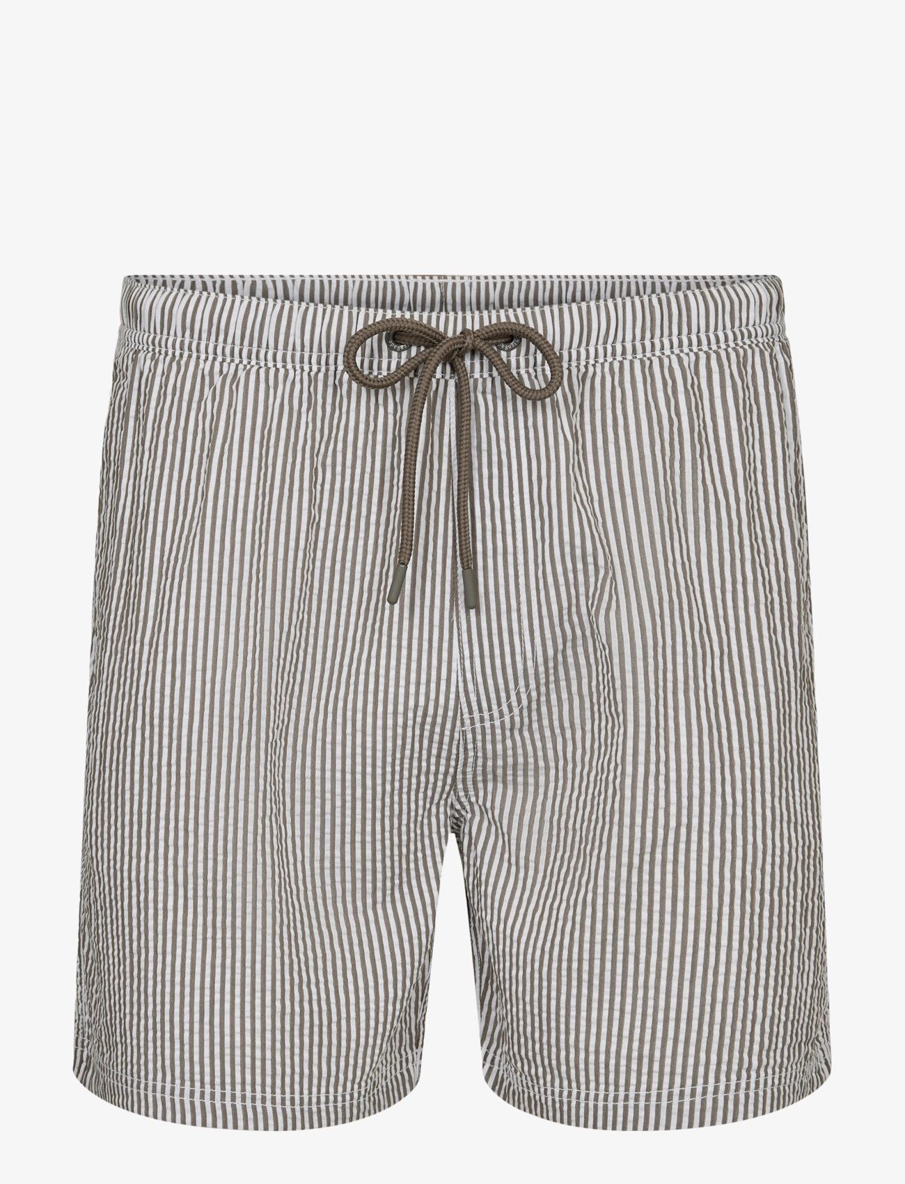 Bruun & Stengade - BS Bahia Regular Fit Swim Shorts - army/white - 1