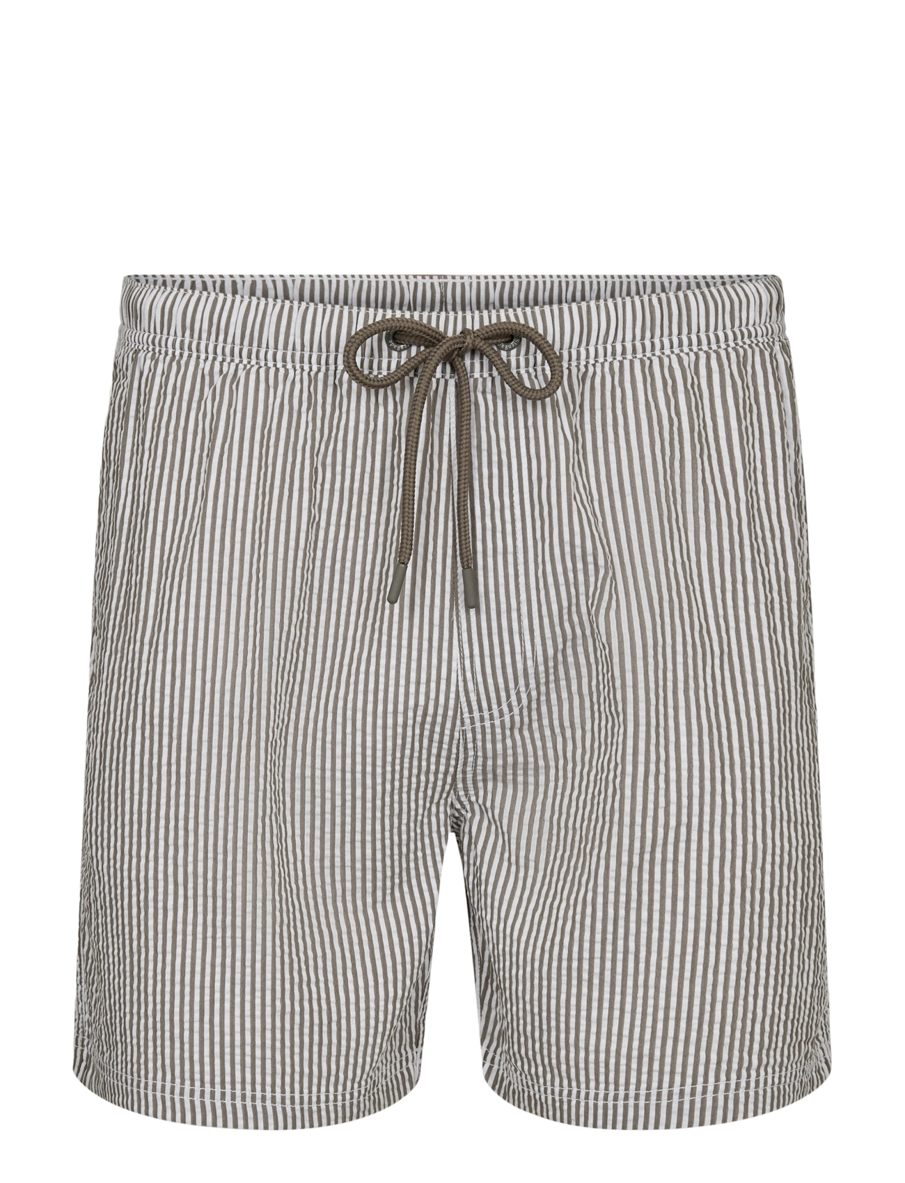 Bruun & Stengade - BS Bahia Regular Fit Swim Shorts - army/white - 2