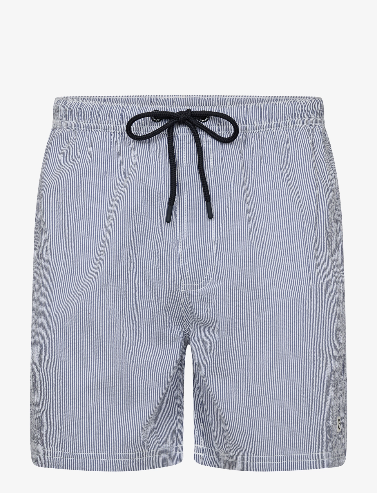 Bruun & Stengade - BS Bahia Regular Fit Swim Shorts - navy/white - 1
