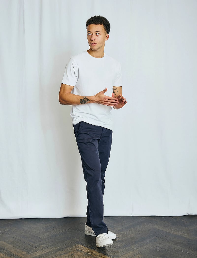 Bruun & Stengade - BS Olav Regular Fit Chinos - chino püksid - navy - 0
