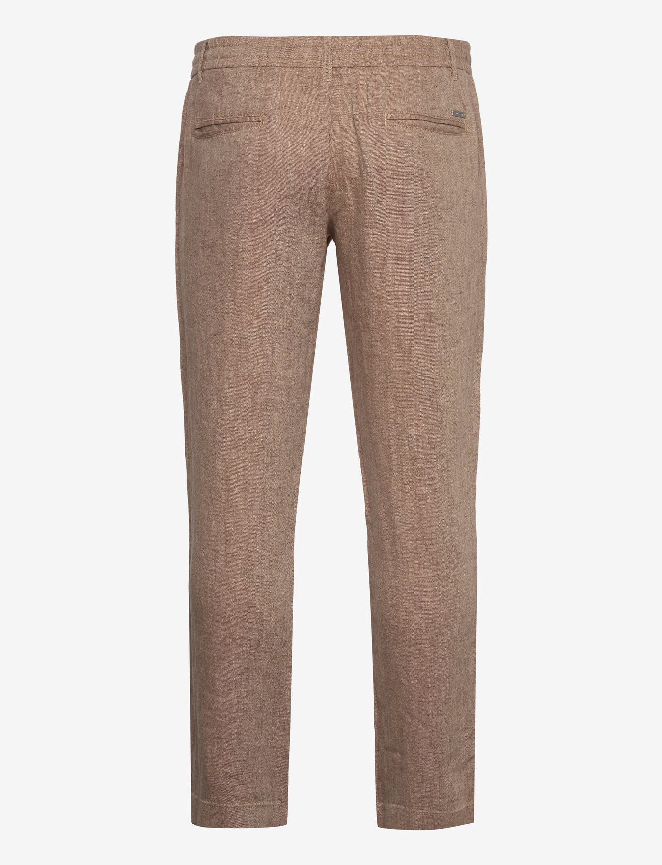 Bruun & Stengade - BS Ervis Regular Fit Chinos - hørbukser - brown - 2