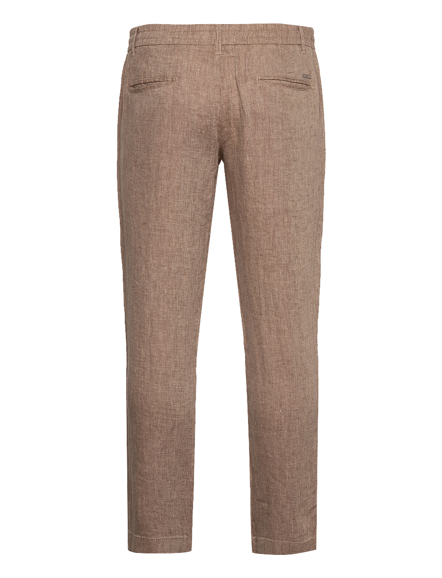 Bruun & Stengade - BS Ervis Regular Fit Chinos - linased püksid - brown - 2
