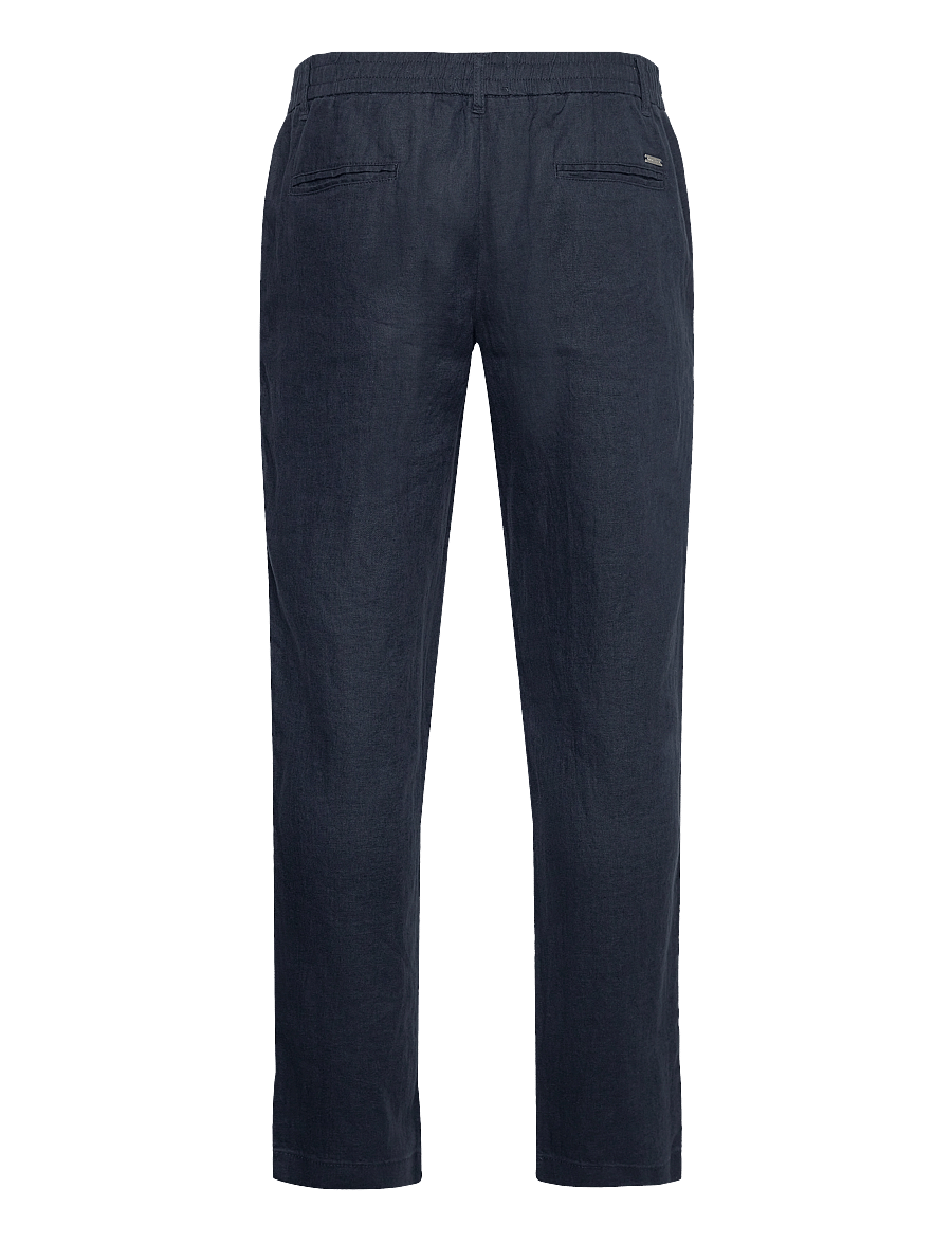 Bruun & Stengade - BS Ervis Regular Fit Chinos - hørbukser - navy - 2