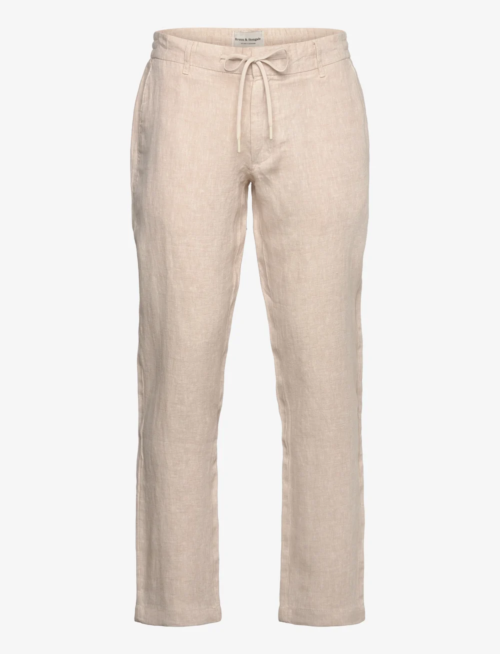Bruun & Stengade - BS Ervis Regular Fit Chinos - leinenhosen - sand - 1