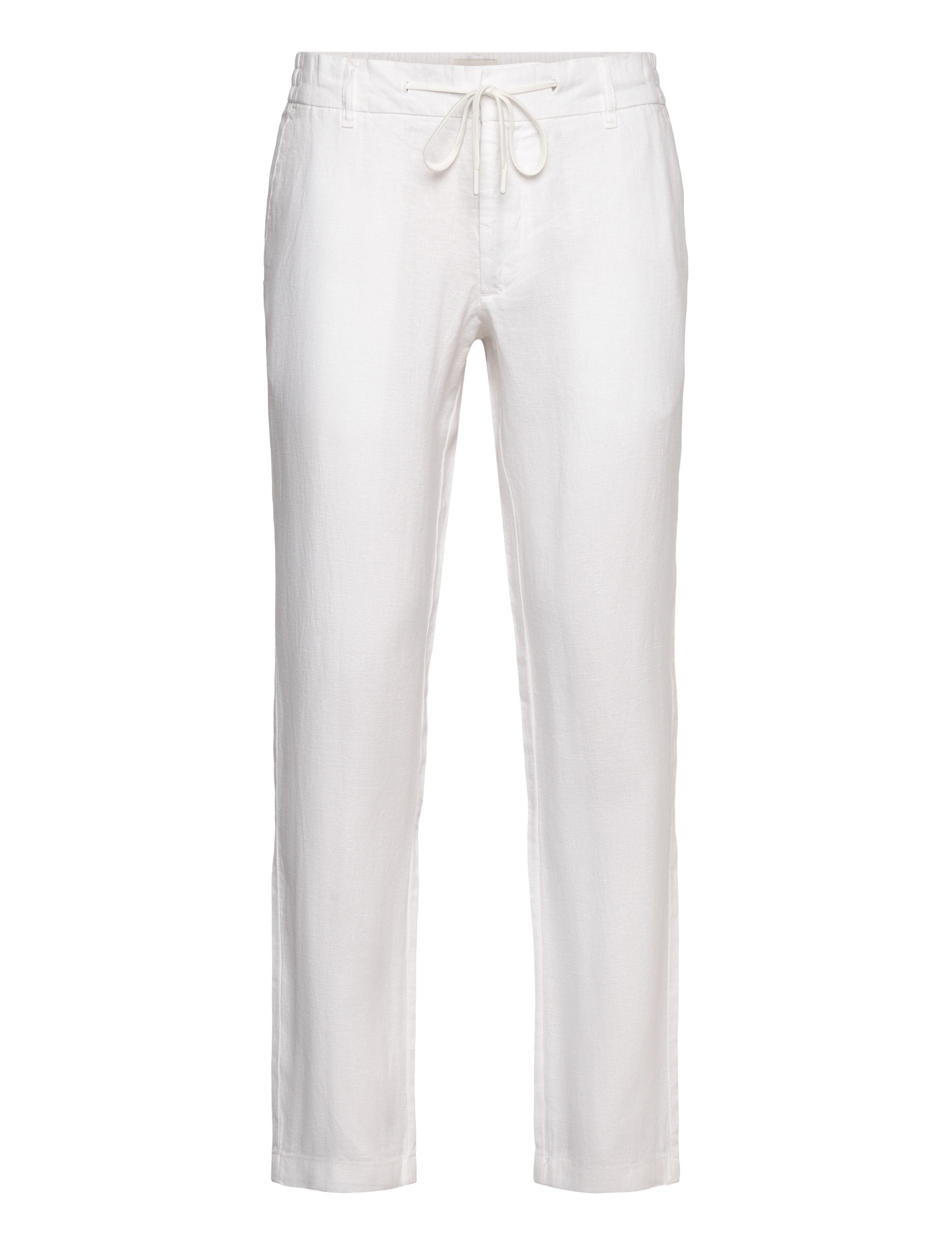 Bruun & Stengade - BS Ervis Regular Fit Chinos - hørbukser - white - 0