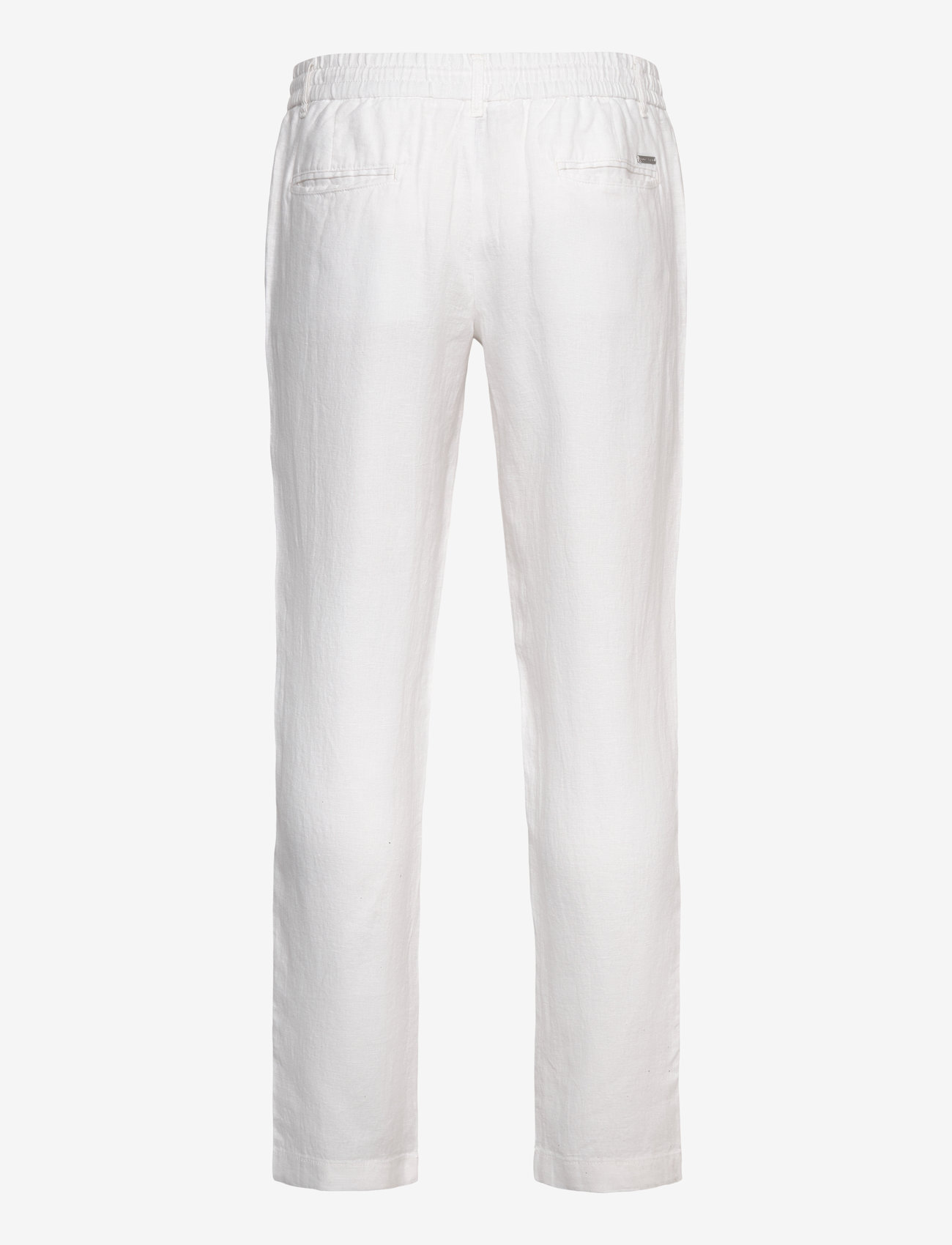 Bruun & Stengade - BS Ervis Regular Fit Chinos - linnebyxor - white - 1