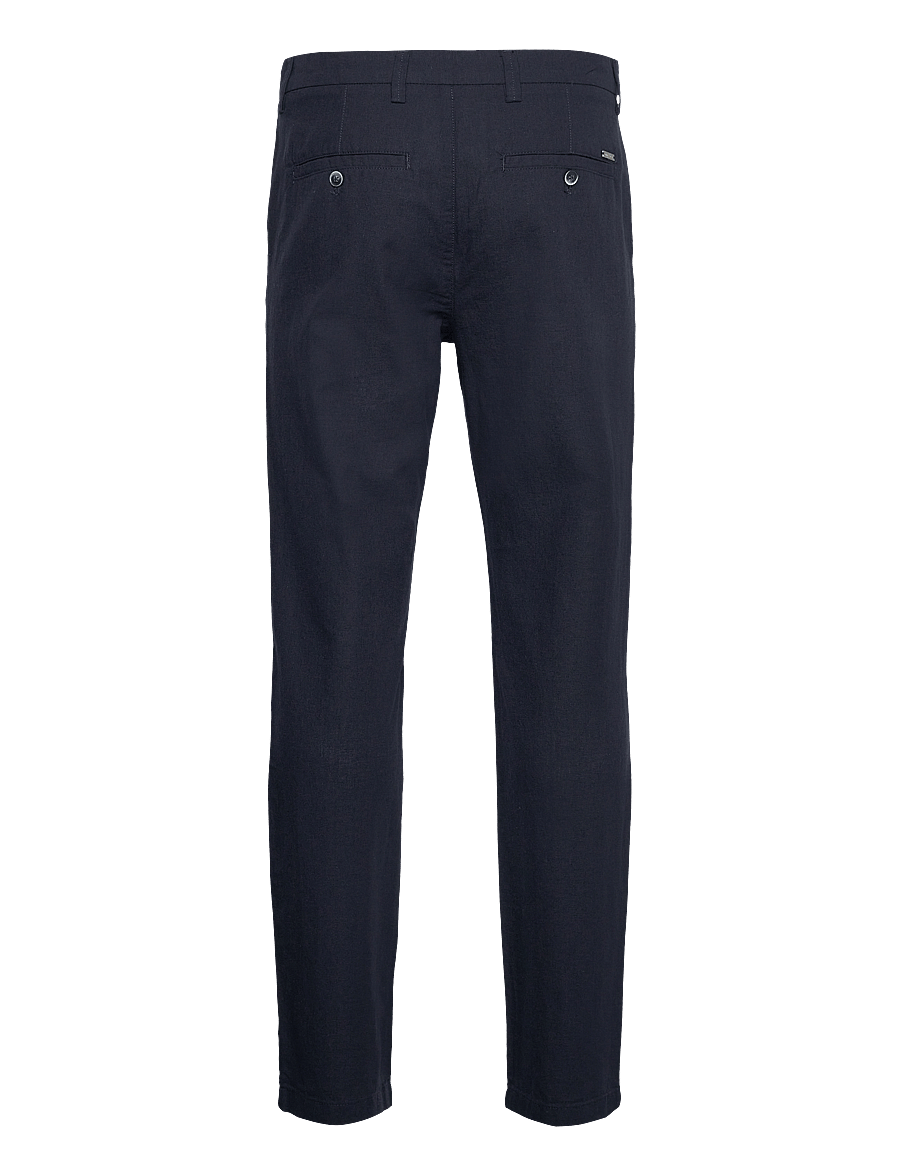 Bruun & Stengade - BS Ikaros Slim Fit Chinos - linnebyxor - navy - 1