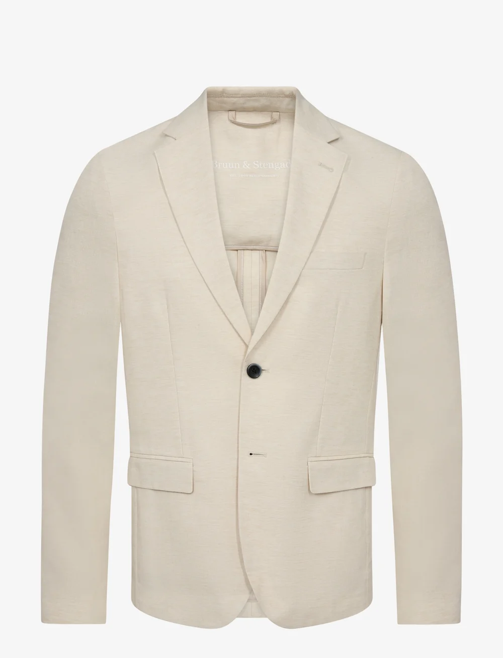 Bruun & Stengade - BS Pollino Classic Fit Blazer - einreiher - beige - 1