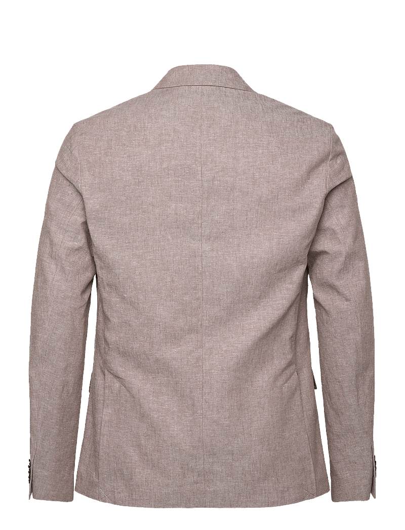 Bruun & Stengade - BS Pollino Classic Fit Blazer - single breasted blazers - brown - 1