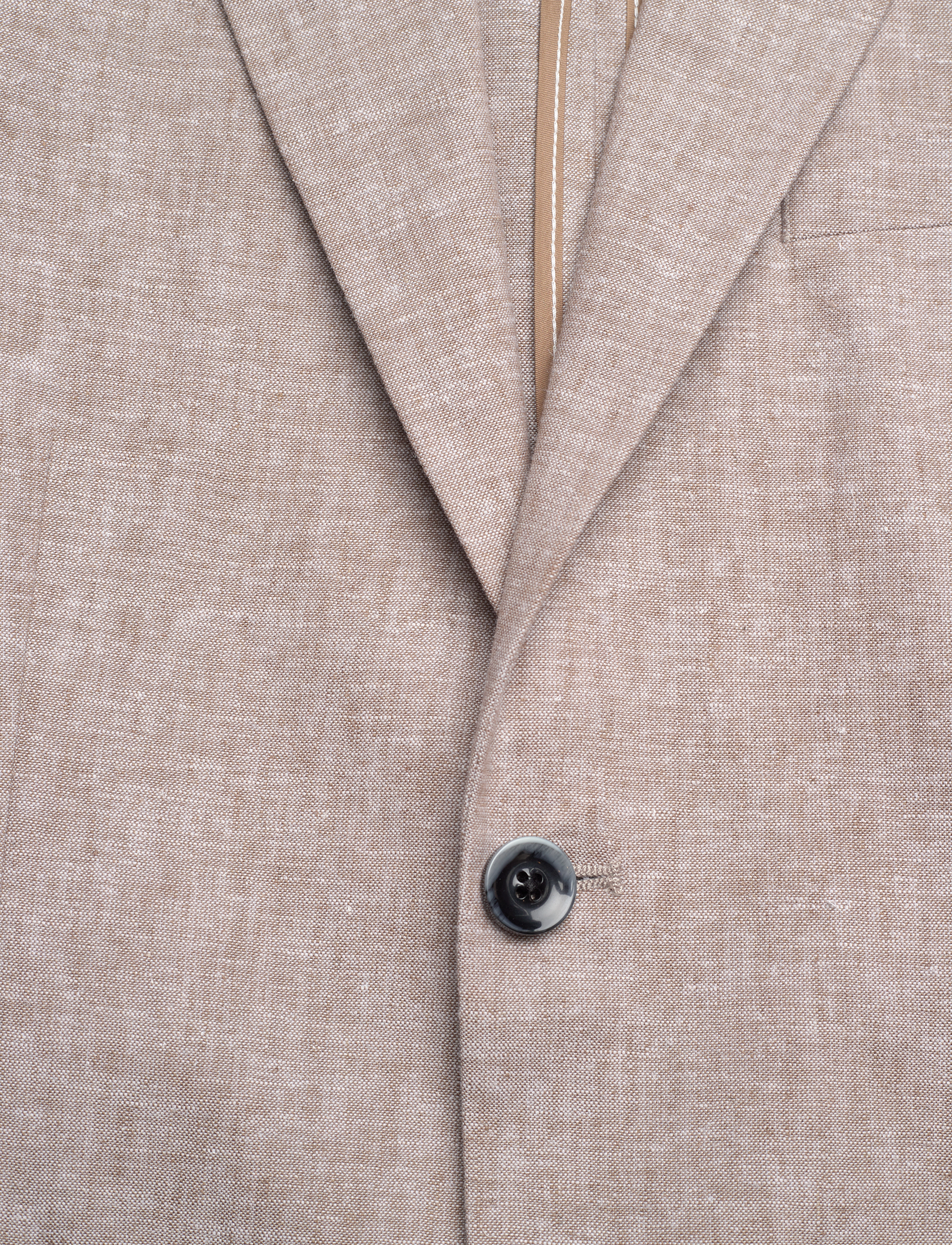 Bruun & Stengade - BS Pollino Classic Fit Blazer - single breasted blazers - brown - 2