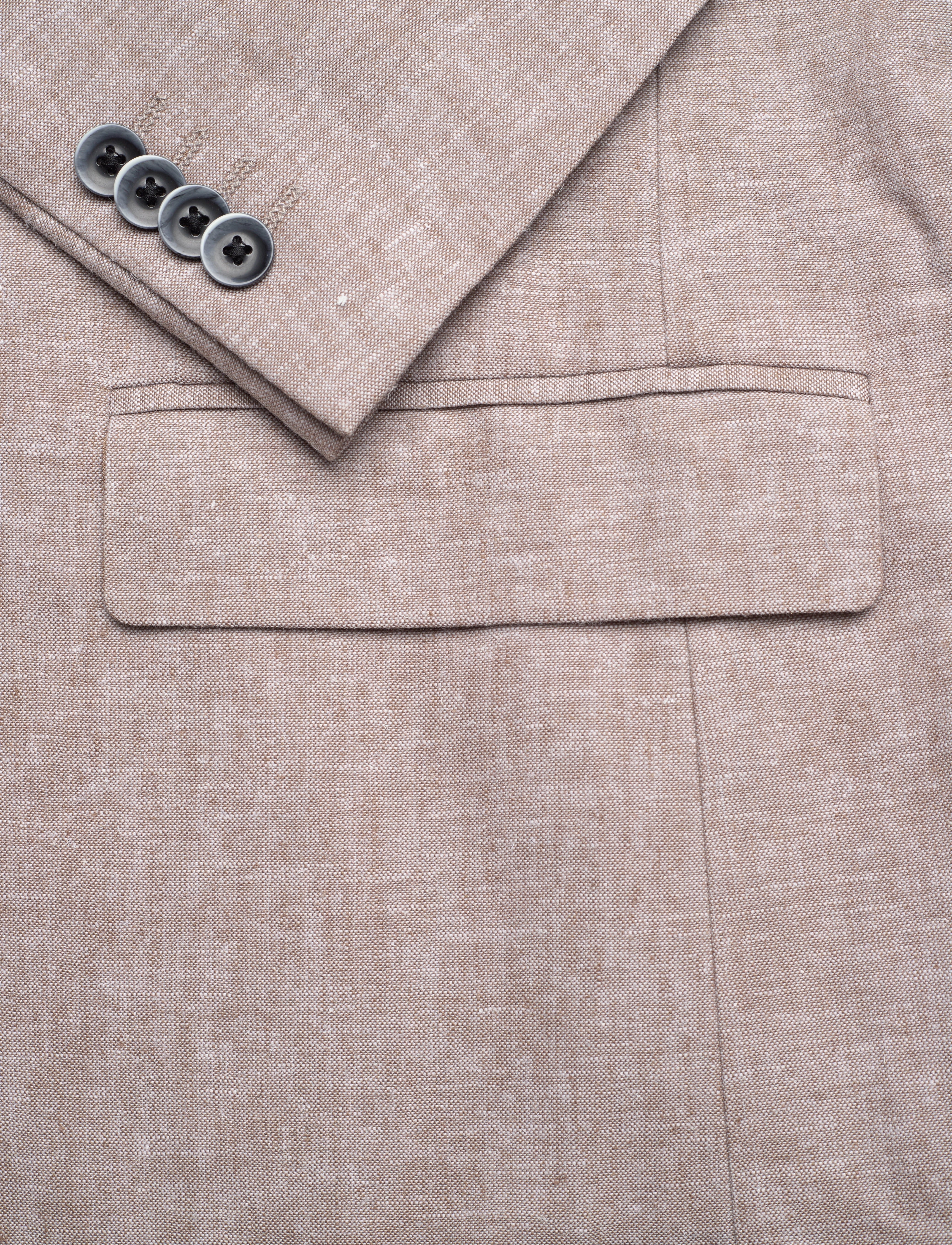Bruun & Stengade - BS Pollino Classic Fit Blazer - single breasted blazers - brown - 3