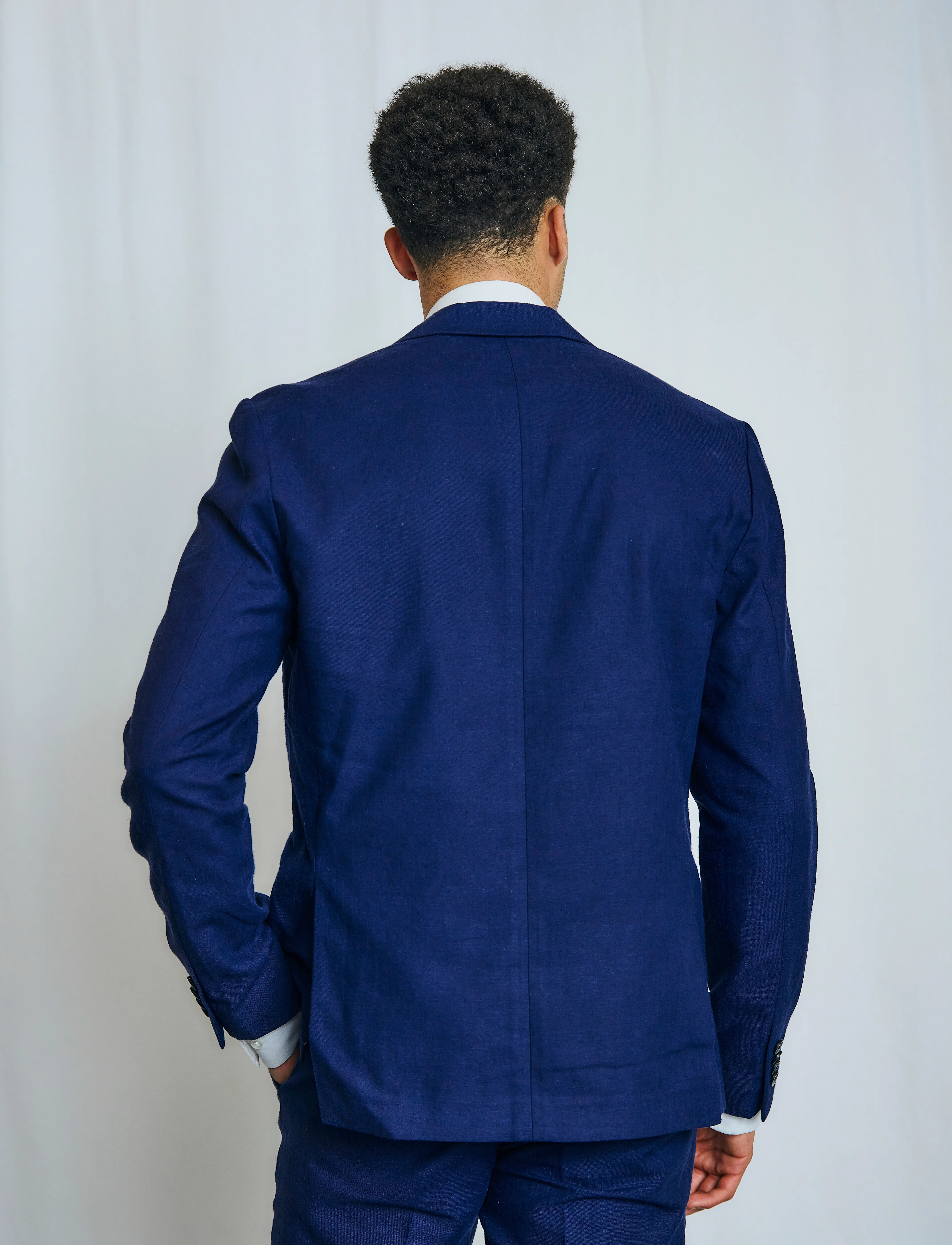 Bruun & Stengade - BS Pollino Classic Fit Blazer - einreiher - navy - 4
