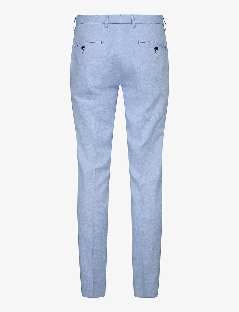 Bruun & Stengade - BS Pollino Classic Fit Suit Pants - linased ülikonnapüksid - light blue - 2