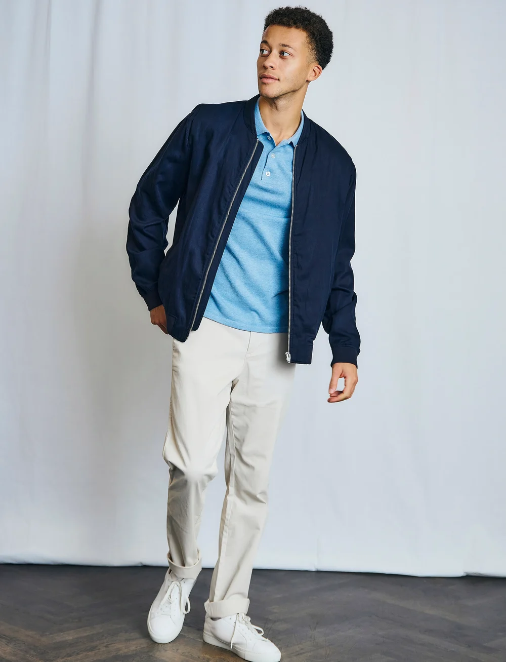 Bruun & Stengade - BS Izaro Regular Fit Jacket - höstjackor - navy - 3
