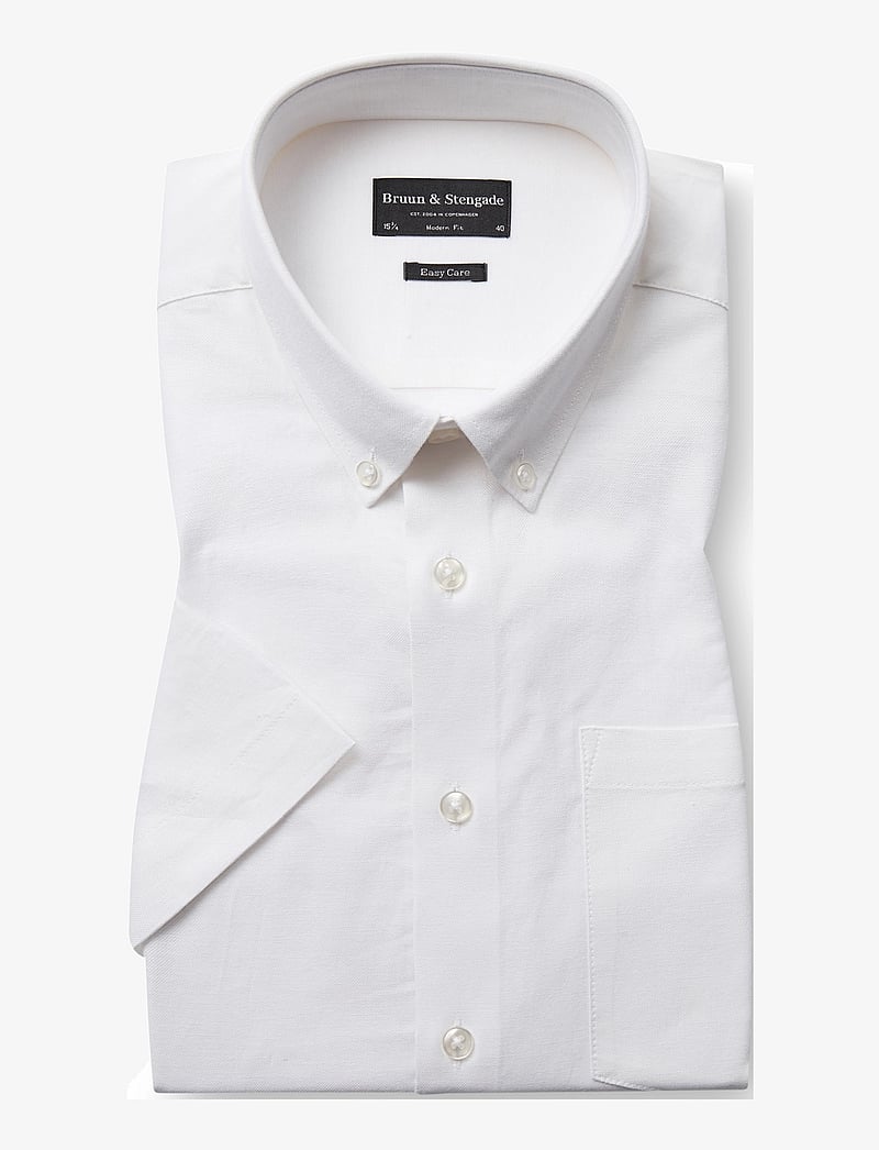 Bruun & Stengade - BS Nishioka Modern Fit Shirt - formelle hemden - white - 1