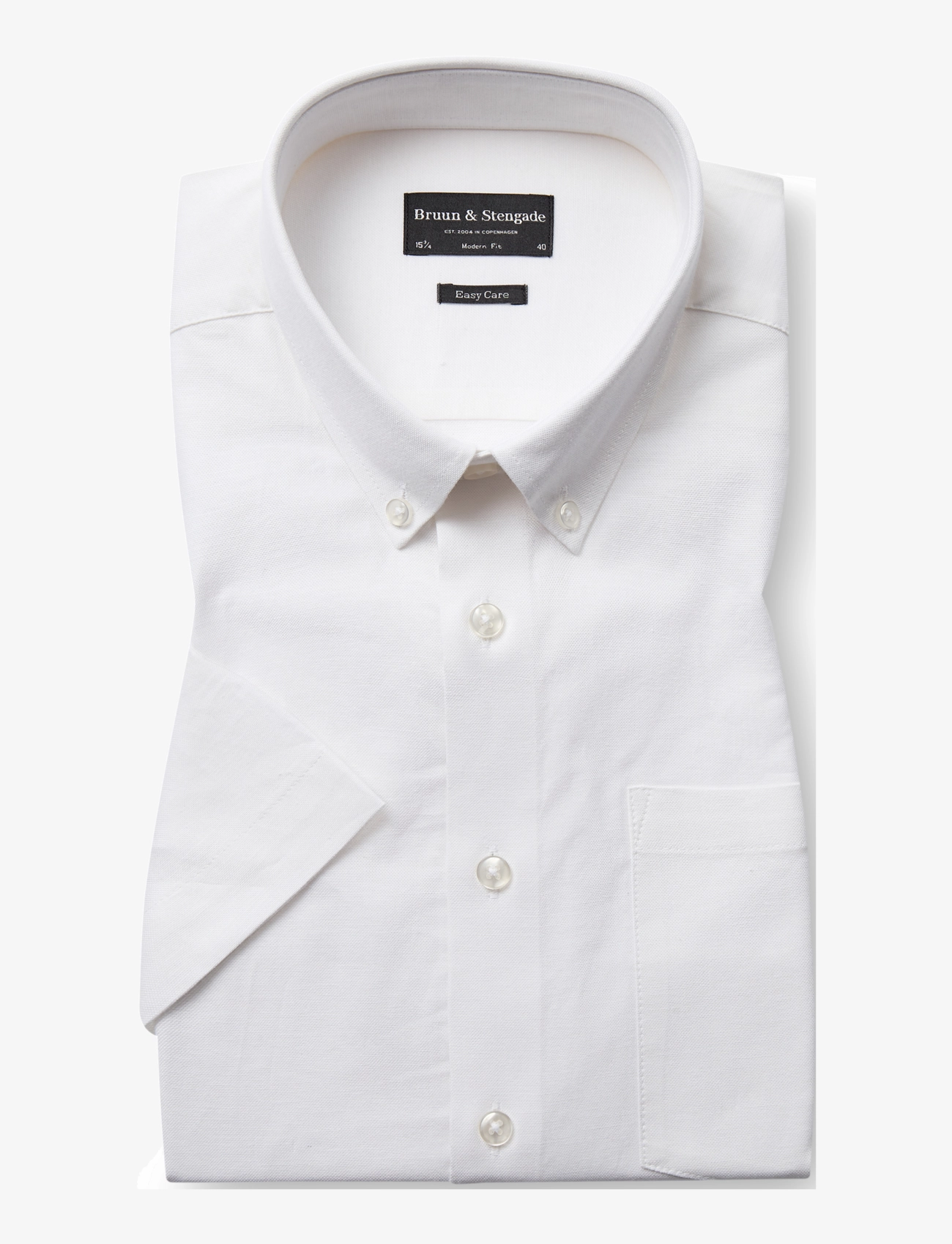 Bruun & Stengade BS Nishioka Modern Fit Shirt - Business skjorter - WHITE / white