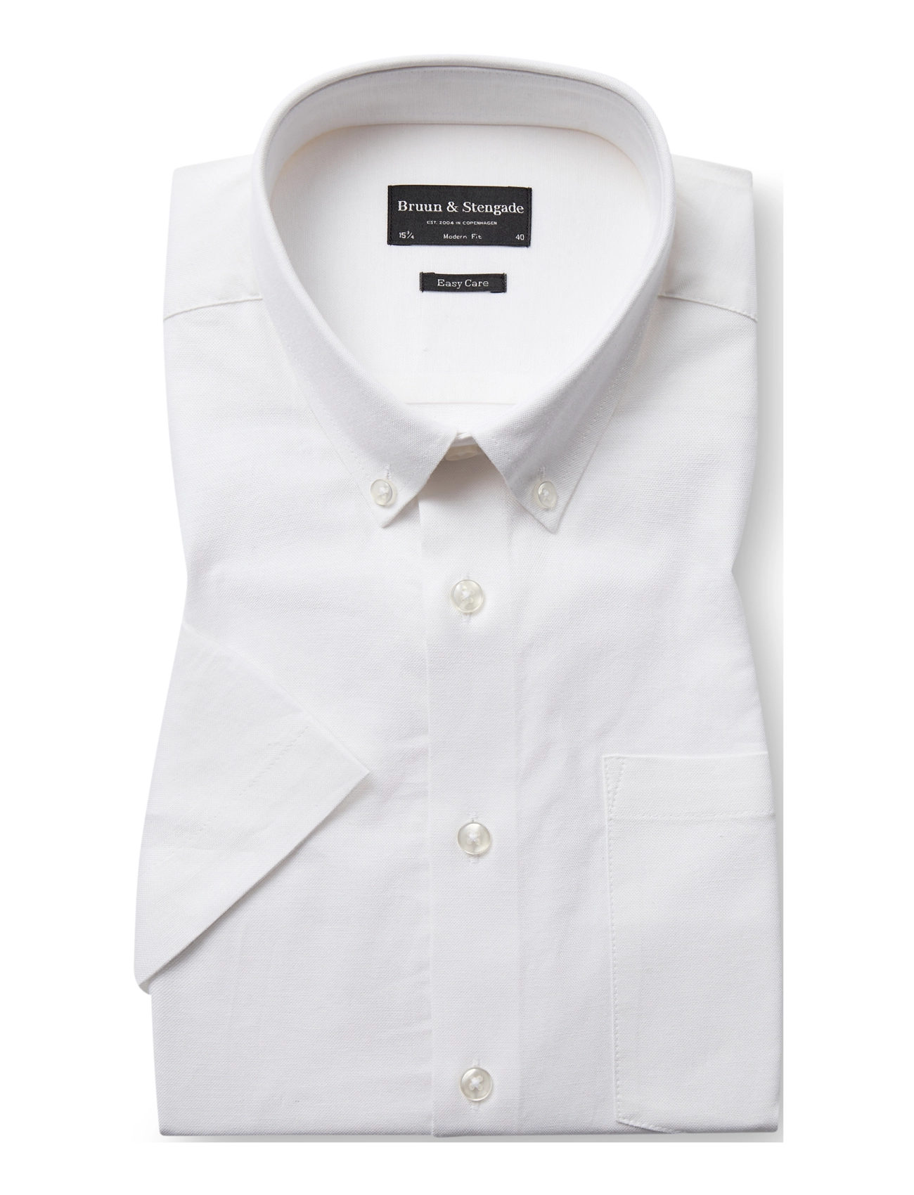 Bruun & Stengade - BS Nishioka Modern Fit Shirt - pidulikud särgid - white - 2