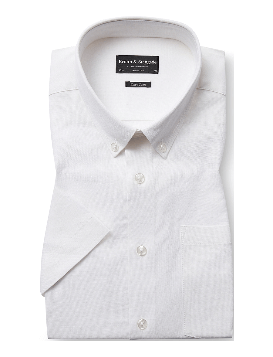 Bruun & Stengade - BS Nishioka Modern Fit Shirt - pidulikud särgid - white - 2