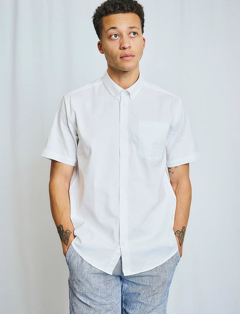 Bruun & Stengade - BS Nishioka Modern Fit Shirt - formelle hemden - white - 0