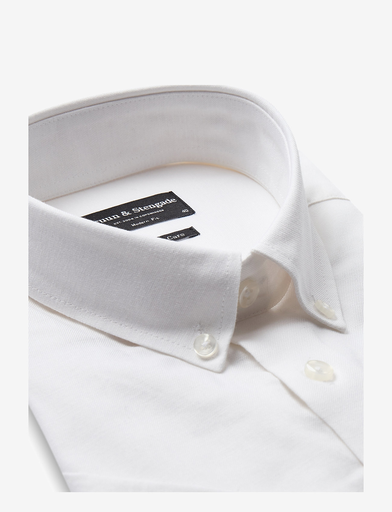 Bruun & Stengade - BS Nishioka Modern Fit Shirt - formelle hemden - white - 3