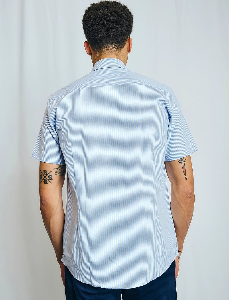 Bruun & Stengade - BS Altmaier Modern Fit Shirt - triibulised särgid - light blue/white - 4