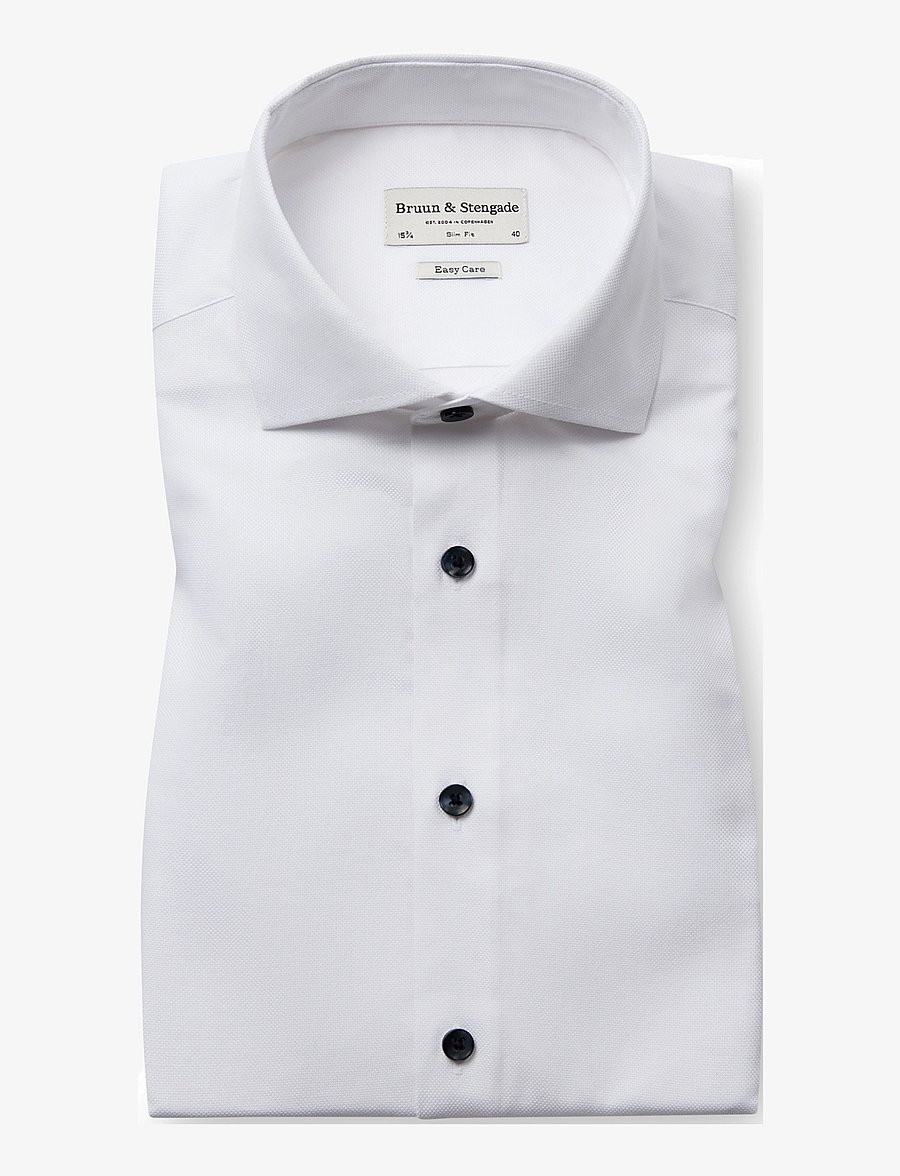 Bruun & Stengade - BS Zhang Slim Fit Shirt - white - 1