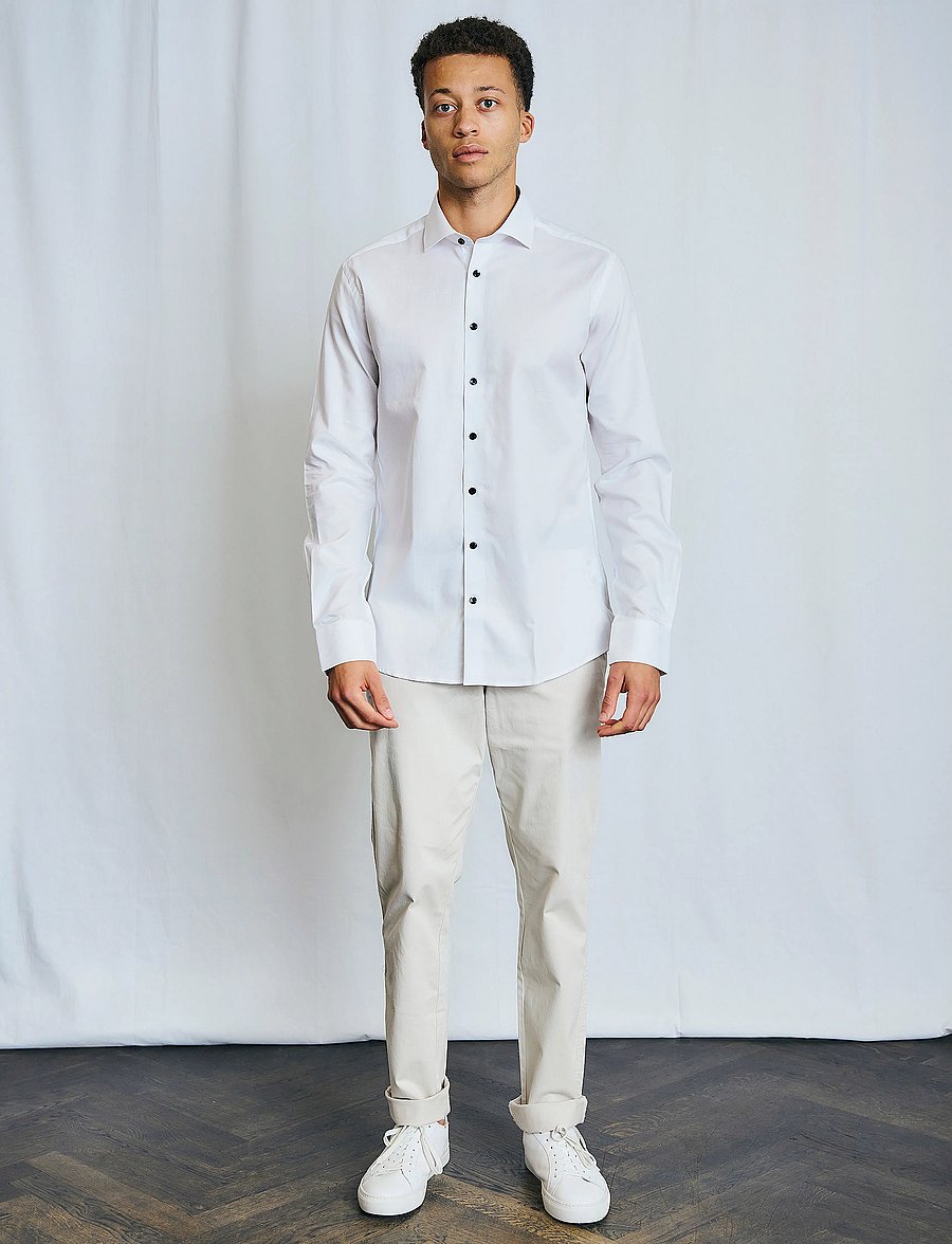 Bruun & Stengade - BS Zhang Slim Fit Shirt - white - 0